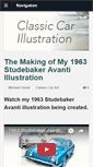 Mobile Screenshot of classiccarillustration.com