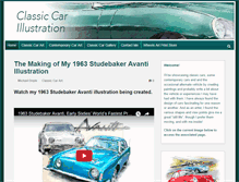 Tablet Screenshot of classiccarillustration.com